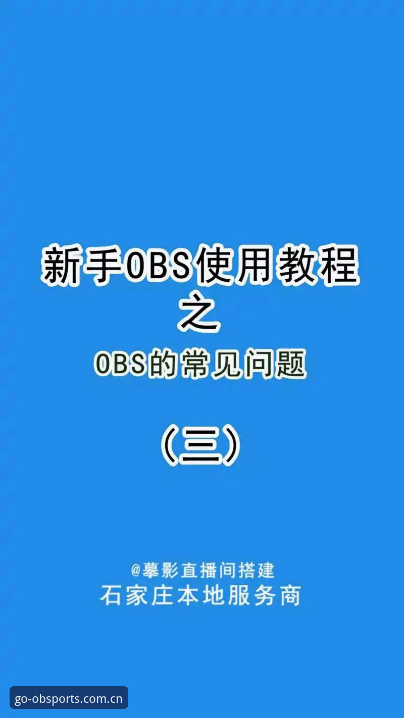 7个关键步骤帮你搞定OBSports下载安装：哪个平台更靠谱？